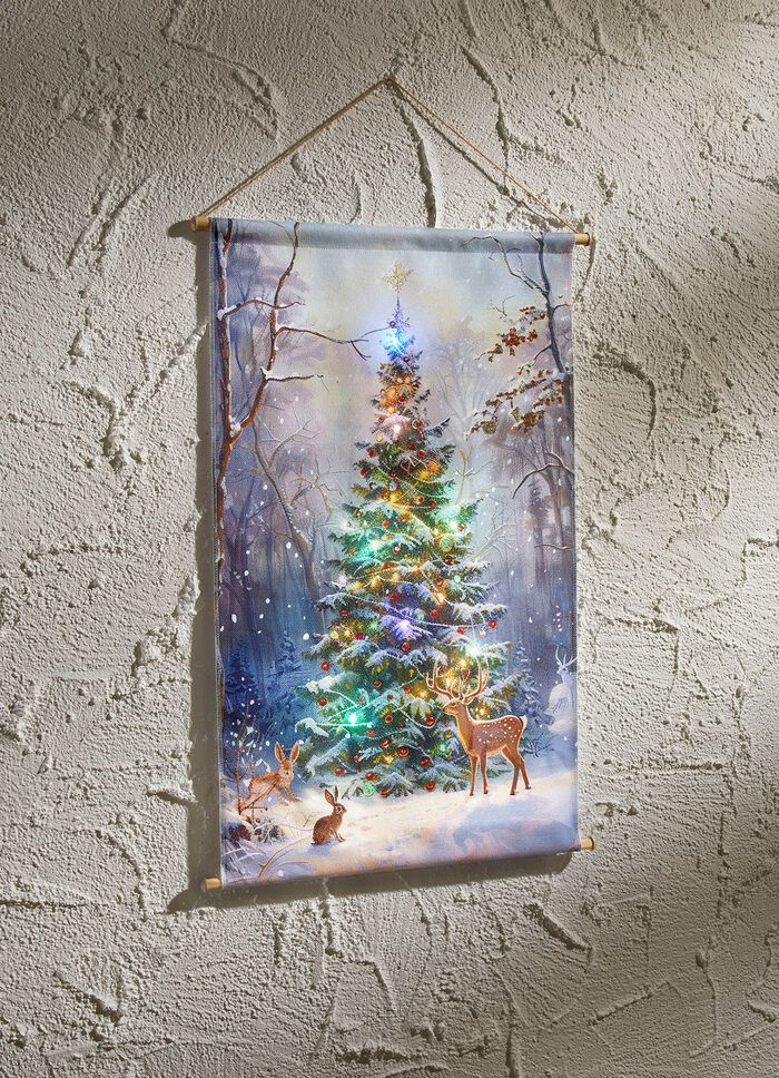 Upplyst v&auml;ggm&aring;lning 