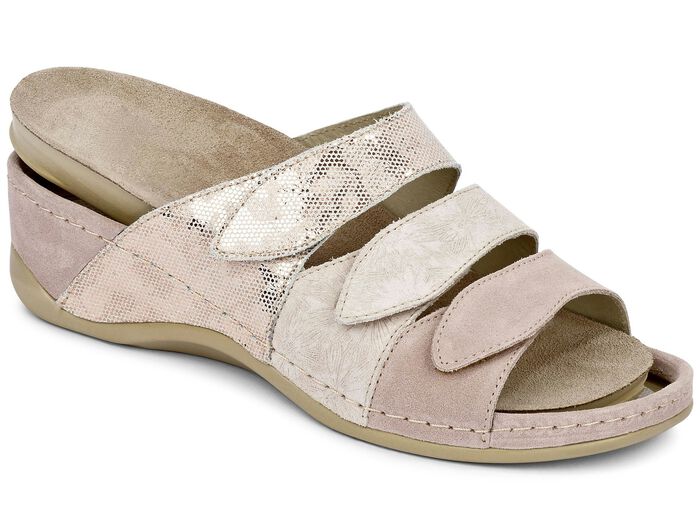 Mubb mulor gjorda av h&ouml;gkvalitativt l&auml;der DELIKAT ROSA