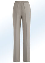 Byxor i elegant snitt TAUPE
