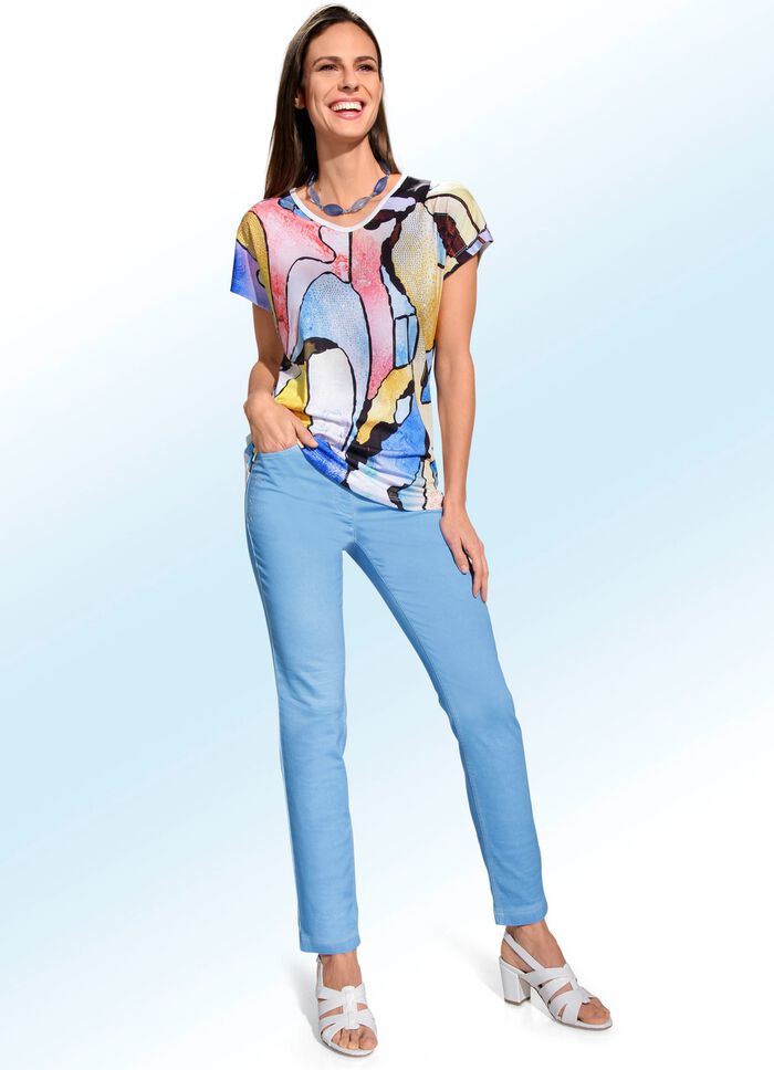 Underbar skjorta med &ouml;verlappande axlar 