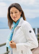 Halsduk med fantasiblomm&ouml;nster 