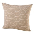 Moderna kuddfodral i jacquardkvalitet BEIGE