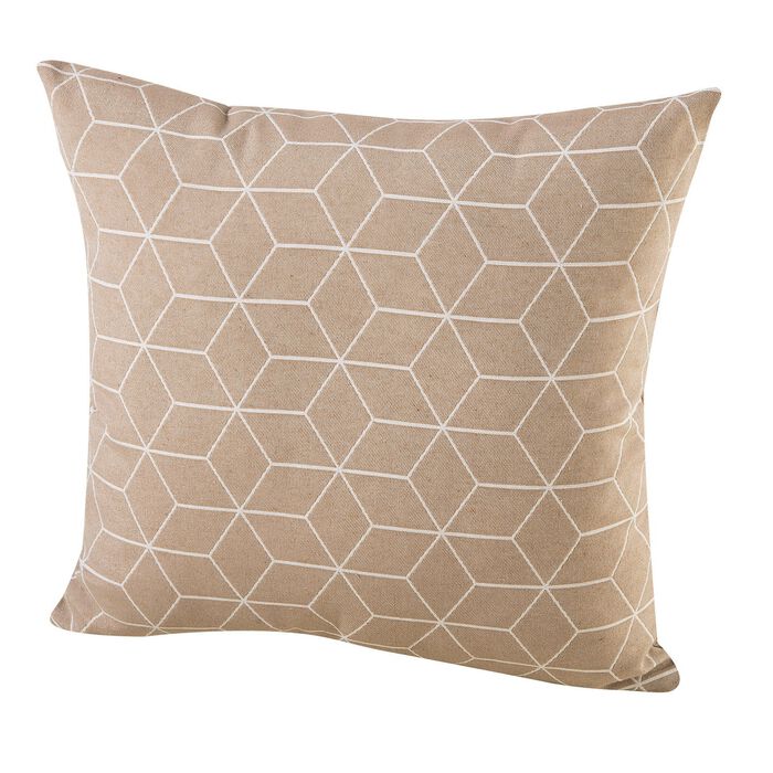 Moderna kuddfodral i jacquardkvalitet BEIGE