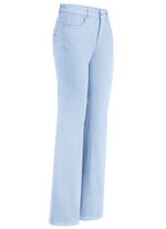 Magiska jeans med moderiktigt bredare ben, 