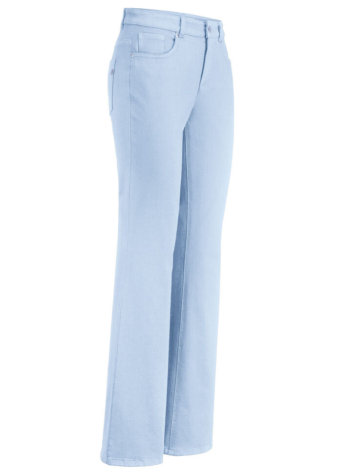 Magiska jeans med moderiktigt bredare ben, 