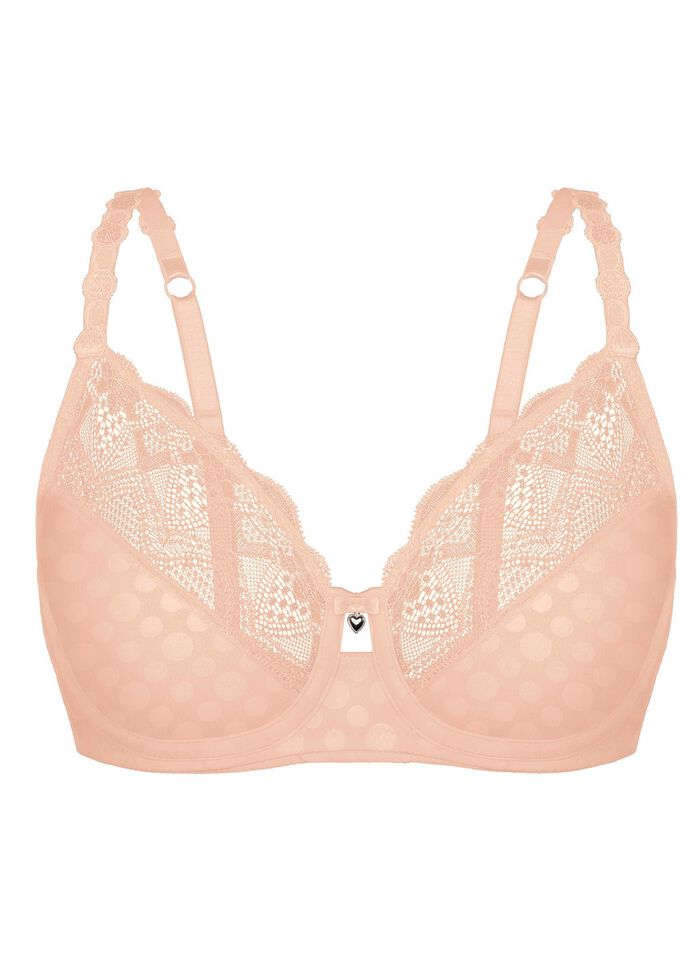 Sassa bygel-bh med fin elastisk spets 