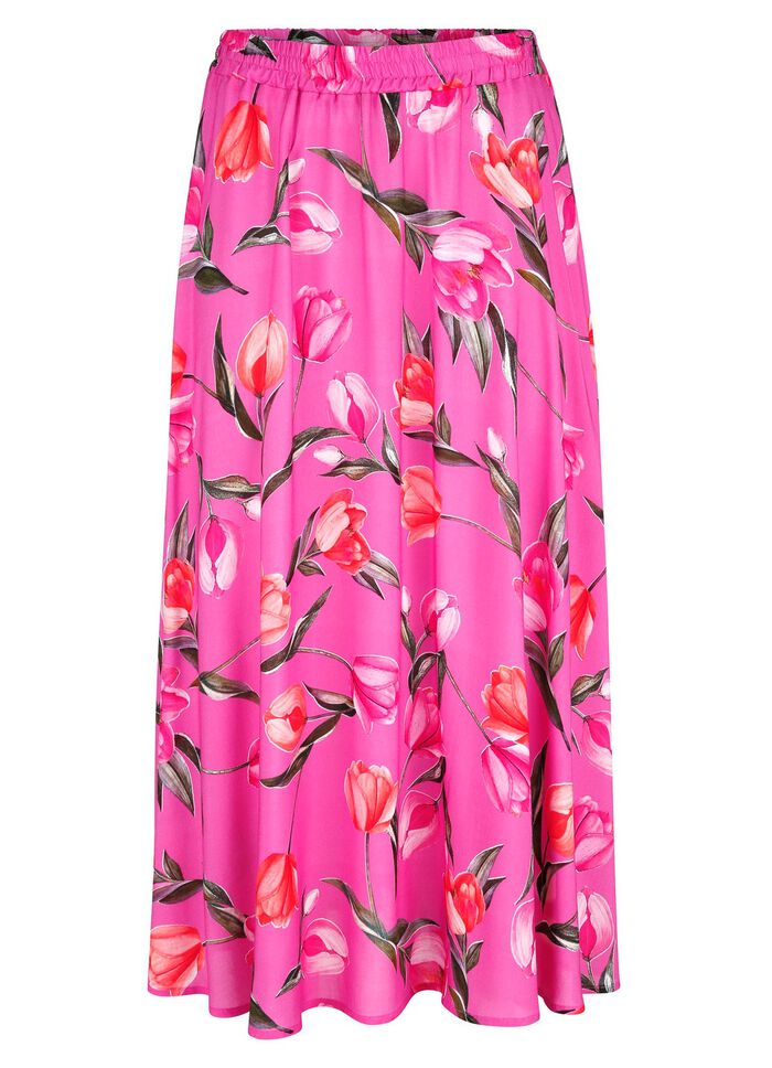 Kjol med blomm&ouml;nster 