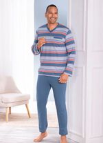 Tv&aring;pack pyjamas med v-ringning och br&ouml;stficka 