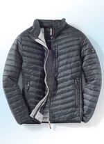 "Redpoint" quiltad blouson i 6 f&auml;rger ANTRACIT
