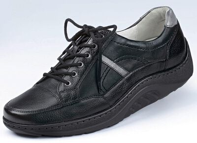 Waldl&auml;ufer, bekv&auml;ma damskor med sn&ouml;rning, bredd H, sula med rullfunktion 