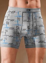 Fyrpack boxershorts i finribb med &ouml;ppning 