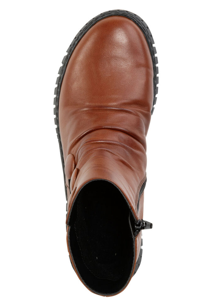 Gemini ankelboots med volanger och dekorativa knappar, 
