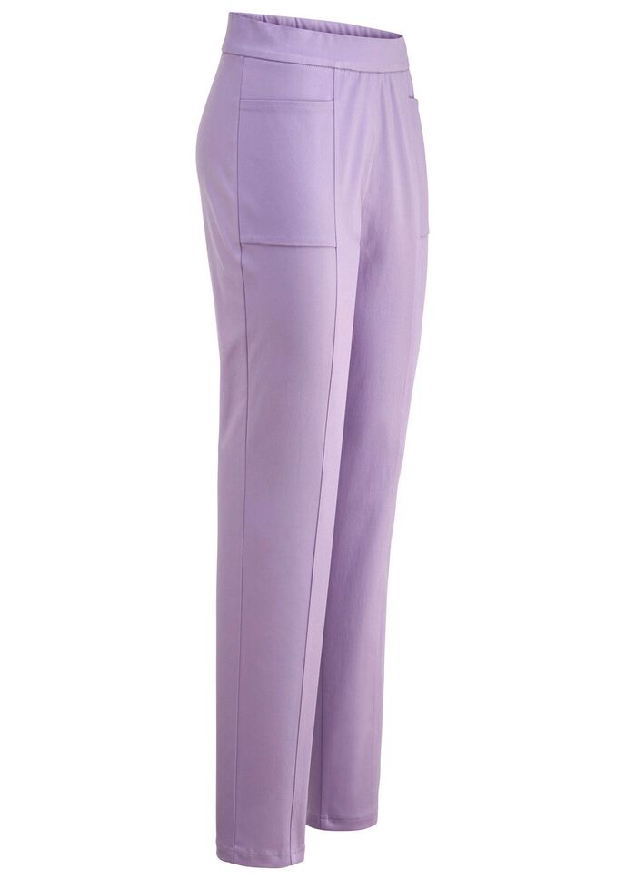 Byxor med kantstickade s&ouml;mmar 