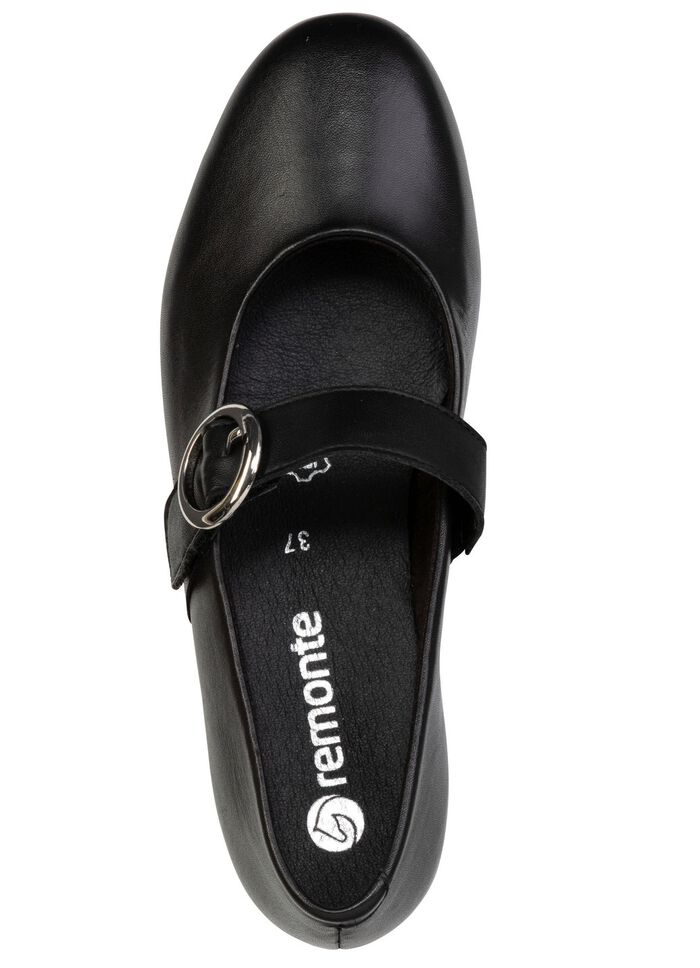 Remonte, trendiga Mary Jane-skor f&ouml;r kvinnor med uttagbar fotb&auml;dd 