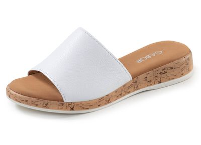 Gabor, eleganta damslippers, vidd G, med res&aring;r i midjan 