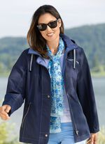 Halsduk med fantasiblomm&ouml;nster 