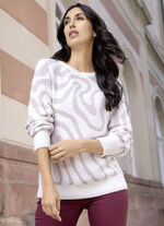 Tröja med elegant glittereffekt 