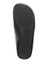 Laurina toffel av filt och tryckt fuskp&auml;ls BEIGE