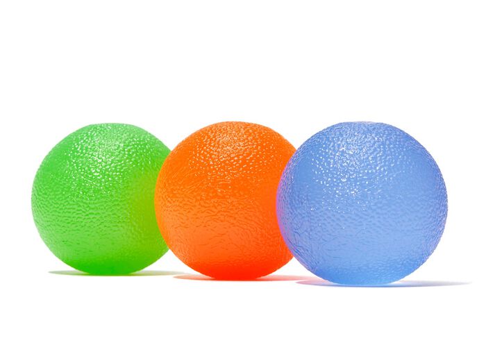 Terapi-bollar f&ouml;r handen, 3-pack 