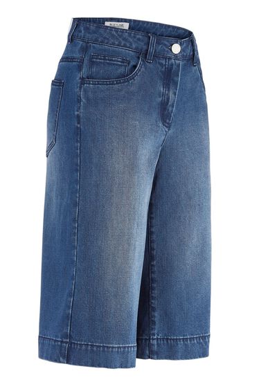 Bermudashorts med 5 fickor i denim 