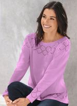 Tr&ouml;ja gjord av h&aring;llbart &aring;tervunnen bomull ROSENTR&Auml;