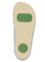 Mubb, bekväma damsandaler, bredd H, med uttagbar fotbädd BLEU