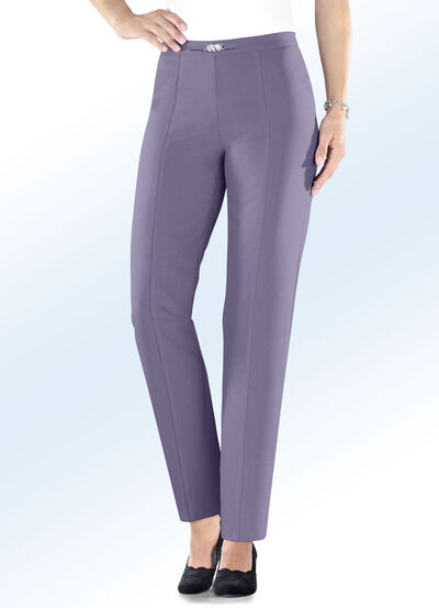 Byxa med stretchinl&auml;gg i midjan bak 