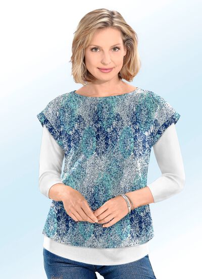 tröja i jacquarddesign 