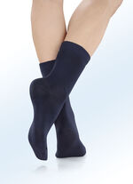 Paket med fem strumpor med tryckfritt midjeband 3X AZURE, 2X NAVY