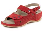 Mubb sandal med elastisk inl&auml;gg i kulomr&aring;det 
