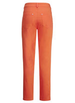 Byxor med placerade veck ORANGE