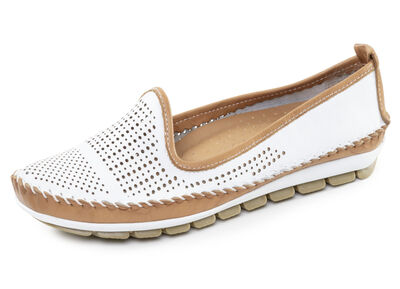 Tvilling, somriga damtofflor, bredd G, med avtagbar fotbädd 