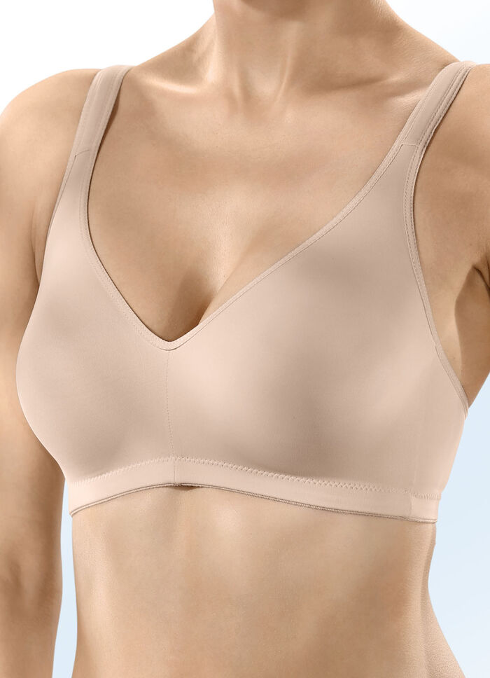 Naturana två-pack bh med mikrofiber 1X PULVER, 1X VIT