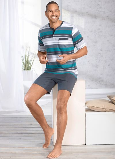 Shorty med knappsl&aring; 