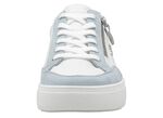 Remonte sneakers gjorda av nappa och mocka med metallic kant 