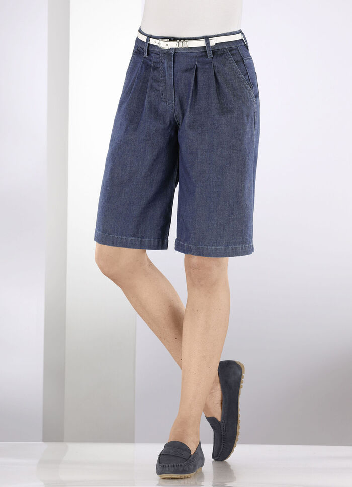Attraktiva bermudashorts DUNKELBLAU