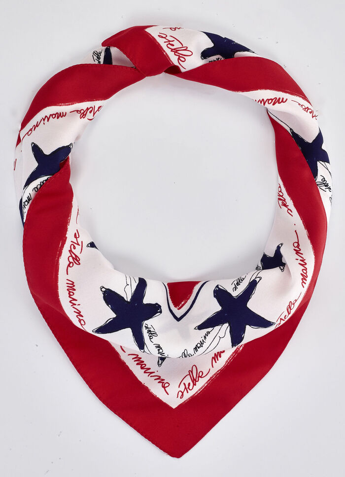 Nicki handduk med blå sjöstjärna 