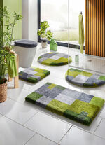 Badrumsset i supermjuk kvalitet GRÖN-GRÅ