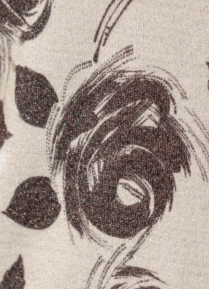 Finstickad tr&ouml;ja med glitter 