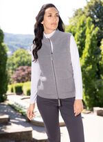 Stickad v&auml;st med st&aring;krage 