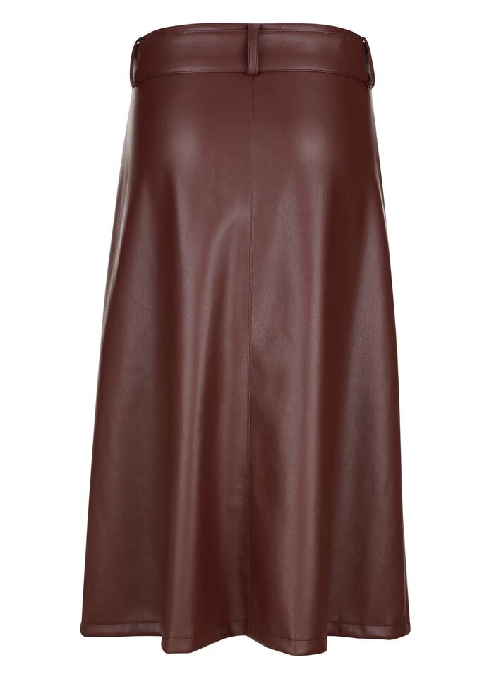 Kjol av mjuk nappaimitation 