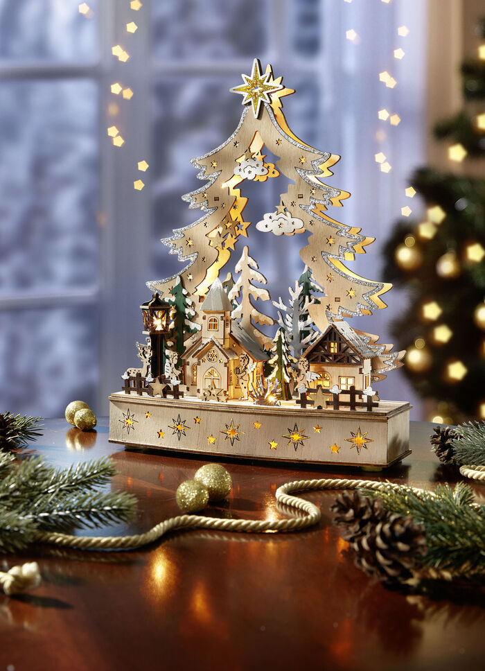 Vacker b&aring;ge av ljus 