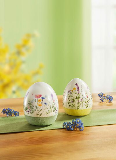 P&aring;sk&auml;gg gjorda av h&ouml;gkvalitativ keramik, set om 2 