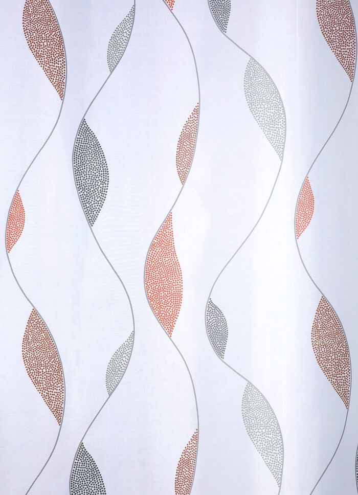 Gardin med prickigt v&aring;gm&ouml;nster 