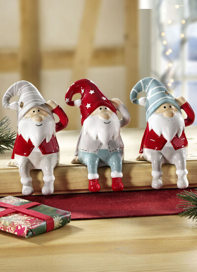 Edge pall gnome, set om 3 