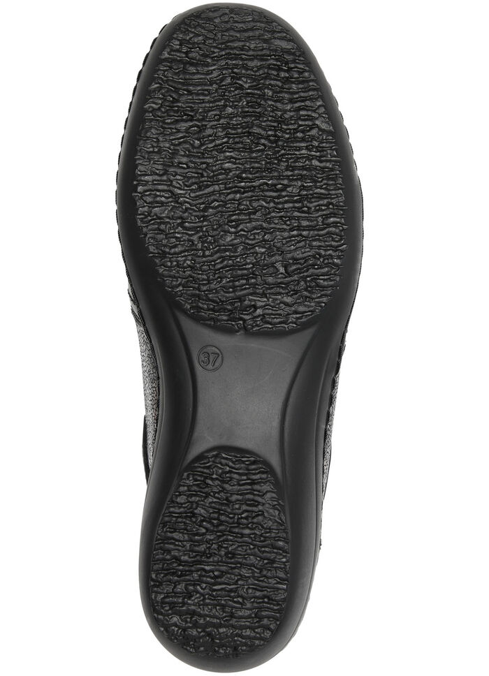 ELENA EDEN loafer i nappaläder SVART