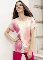 Skjorta med batikmönster 