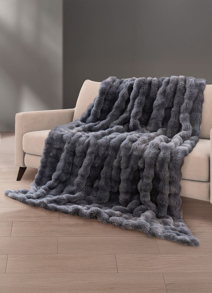 Hemtillbeh&ouml;r i 3D-bubbellook ANTHRAZIT