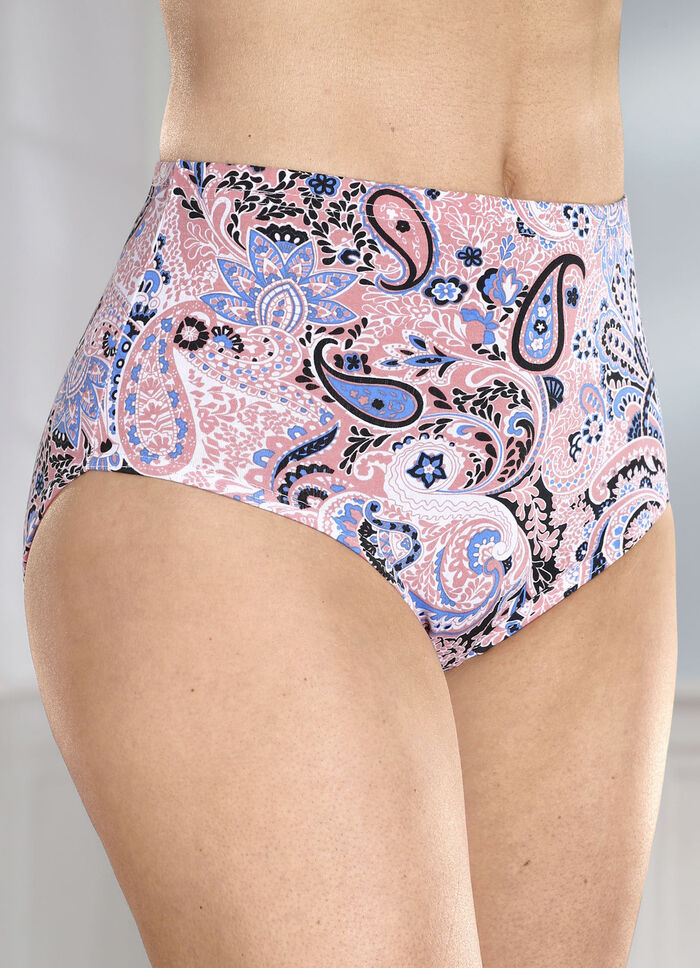 Paket med fem trosor med paisleydesign 