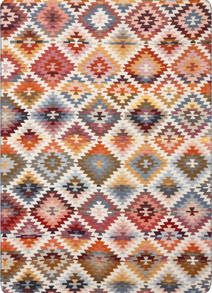 Pl&auml;d med fin virkad f&aring;ll 